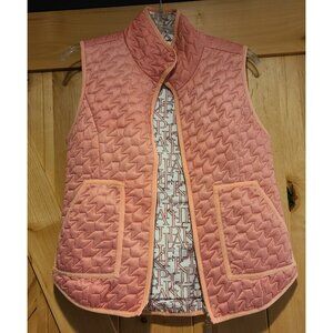 Jean-Pierre Klifa Reversible Hunter Vest Red Pink Logo Size XS